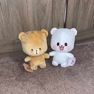 Milk and Mocha plush set